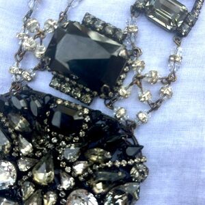 ERICKSON BEAMON SWAROVSKI CRYSTAL CRUSTED NECKLACE